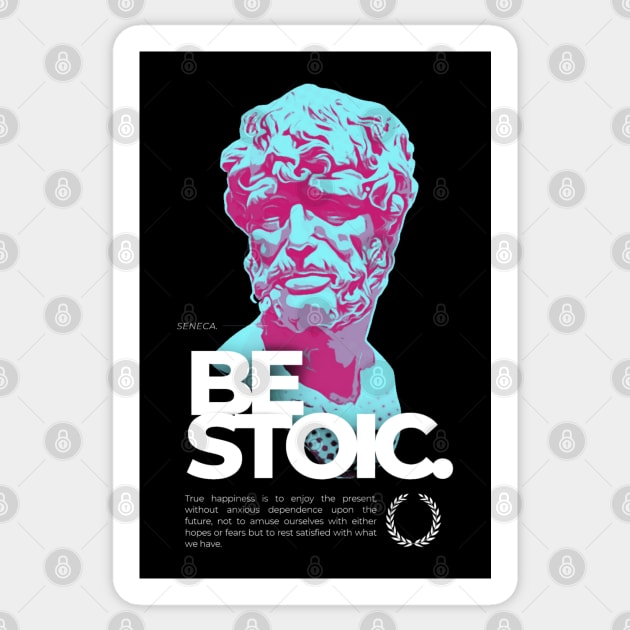BE STOIC Sticker by Rules of the mind